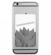 Porte Carte adhésif pour smartphone Black Leaves