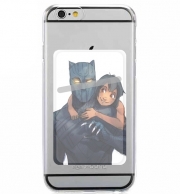 Porte Carte adhésif pour smartphone Black Panther x Mowgli