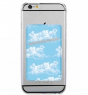 Porte Carte adhésif pour smartphone Blue Clouds