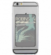 Porte Carte adhésif pour smartphone Book Collection: Robinson Crusoe