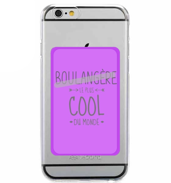 Porte Carte adhésif pour smartphone Boulangère la plus cool