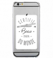 Porte Carte adhésif pour smartphone Certifié meilleur beau papa