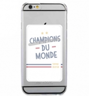 Porte Carte adhésif pour smartphone Champion du monde 2018 Supporter France