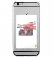 Porte Carte adhésif pour smartphone Charles leclerc Ferrari