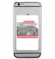 Porte Carte adhésif pour smartphone Chirac Un Chef cest fait pour cheffer