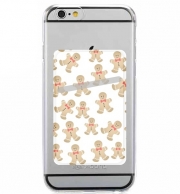 Porte Carte adhésif pour smartphone Christmas snowman gingerbread