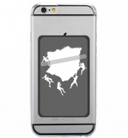 Porte Carte adhésif pour smartphone climbing mountain vector