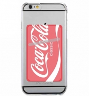 Porte Carte adhésif pour smartphone Coca Cola Rouge Classic