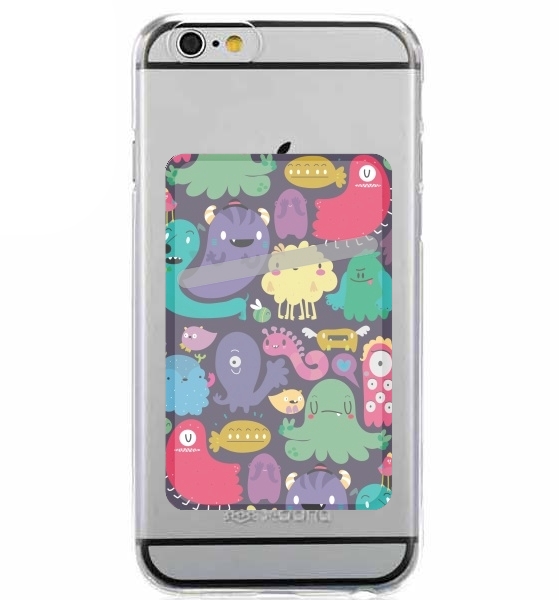 Porte Carte adhésif pour smartphone Colorful Creatures