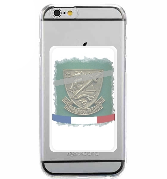 Porte Carte adhésif pour smartphone Commando Marine