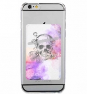 Porte Carte adhésif pour smartphone Color skull