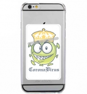 Porte Carte adhésif pour smartphone Corona Virus