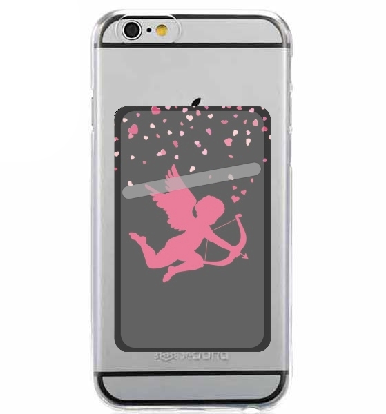Porte Carte adhésif pour smartphone Cupidon Love Heart