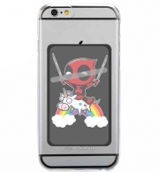 Porte Carte adhésif pour smartphone Deadpool Unicorn