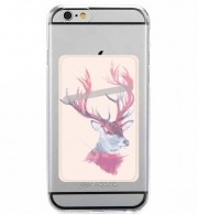 Porte Carte adhésif pour smartphone Deer paint