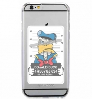 Porte Carte adhésif pour smartphone Donald Duck Crazy Jail Prison