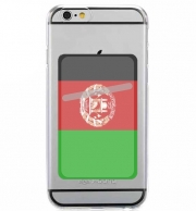 Porte Carte adhésif pour smartphone Drapeau Afghanistan
