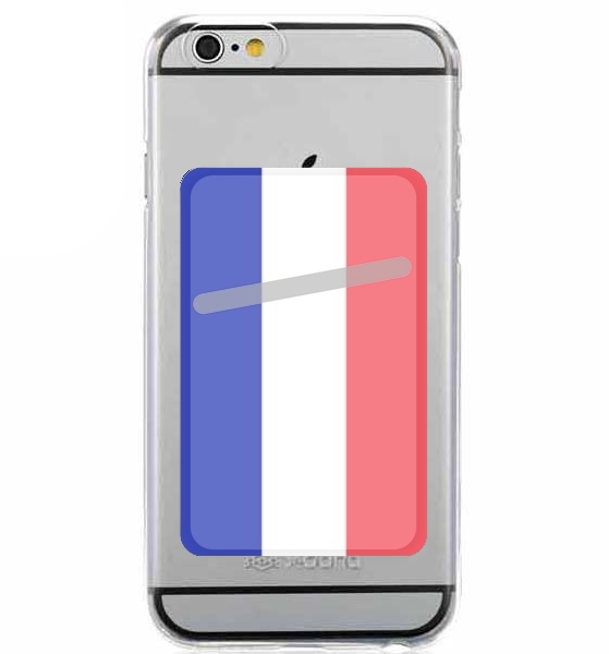 Porte Carte adhésif pour smartphone Drapeau France