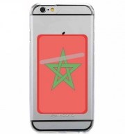 Porte Carte adhésif pour smartphone Drapeau Maroc