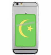 Porte Carte adhésif pour smartphone Drapeau Mauritanie