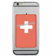 Porte Carte adhésif pour smartphone Drapeau Suisse