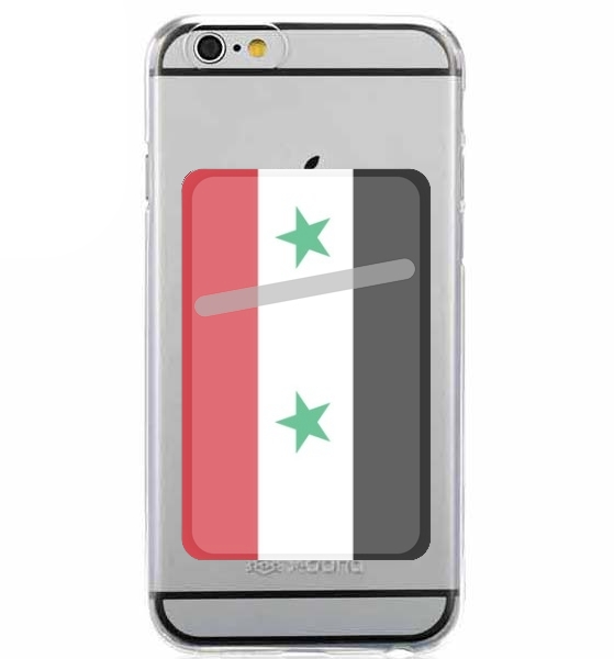 Porte Carte adhésif pour smartphone Drapeau Syrie