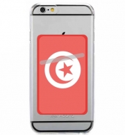 Porte Carte adhésif pour smartphone Drapeau Tunisie