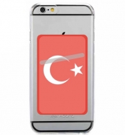 Porte Carte adhésif pour smartphone Drapeau Turquie