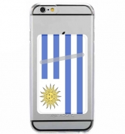 Porte Carte adhésif pour smartphone Drapeau Uruguay