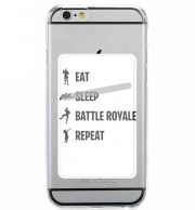 Porte Carte adhésif pour smartphone Eat Sleep Battle Royale Repeat