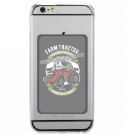 Porte Carte adhésif pour smartphone Tracteur dans la ferme