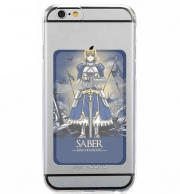 Porte Carte adhésif pour smartphone Fate Zero Fate stay Night Saber King Of Knights