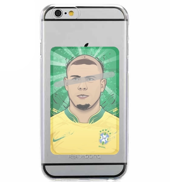Porte Carte adhésif pour smartphone Football Legends: Ronaldo R9 Brasil 