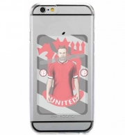 Porte Carte adhésif pour smartphone Football Stars: Red Devil Rooney ManU
