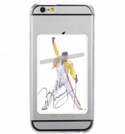 Porte Carte adhésif pour smartphone Freddie Mercury Signature