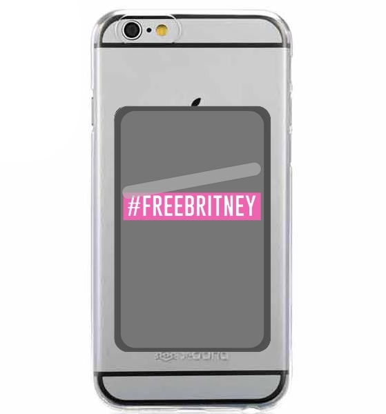 Porte Carte adhésif pour smartphone Free Britney