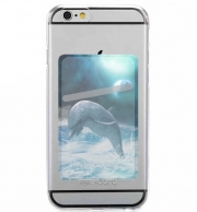 Porte Carte adhésif pour smartphone Freedom Of Dolphins