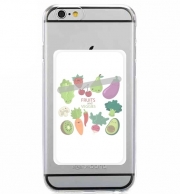 Porte Carte adhésif pour smartphone Fruits and veggies