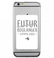 Porte Carte adhésif pour smartphone Futur boulanger comme papa