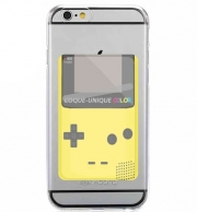 Porte Carte adhésif pour smartphone Gameboy Color Jaune