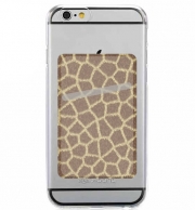 Porte Carte adhésif pour smartphone Giraffe Fur