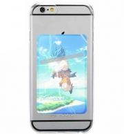 Porte Carte adhésif pour smartphone Goku Powerful
