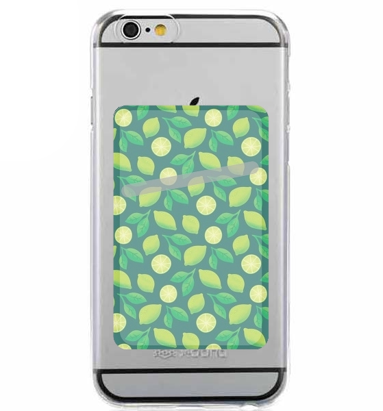 Porte Carte adhésif pour smartphone Citron Vert Lemon Summer