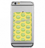 Porte Carte adhésif pour smartphone Green Monsters