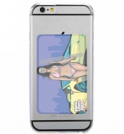 Porte Carte adhésif pour smartphone GTA collection: Bikini Girl Florida Beach