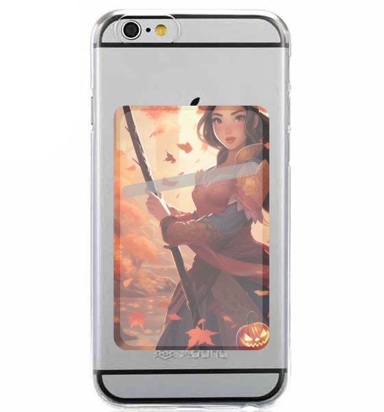 Porte Carte adhésif pour smartphone Halloween Princess V5