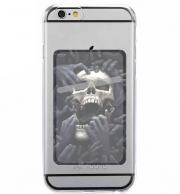 Porte Carte adhésif pour smartphone Hand on Skull