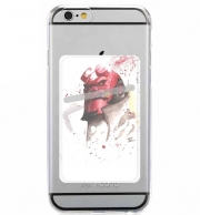 Porte Carte adhésif pour smartphone Hellboy Watercolor Art