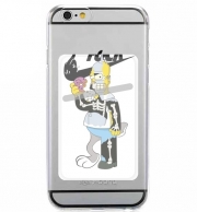 Porte Carte adhésif pour smartphone Home Simpson Parodie X Bender Bugs Bunny Zobmie donuts