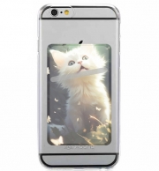 Porte Carte adhésif pour smartphone I Love Cats v5